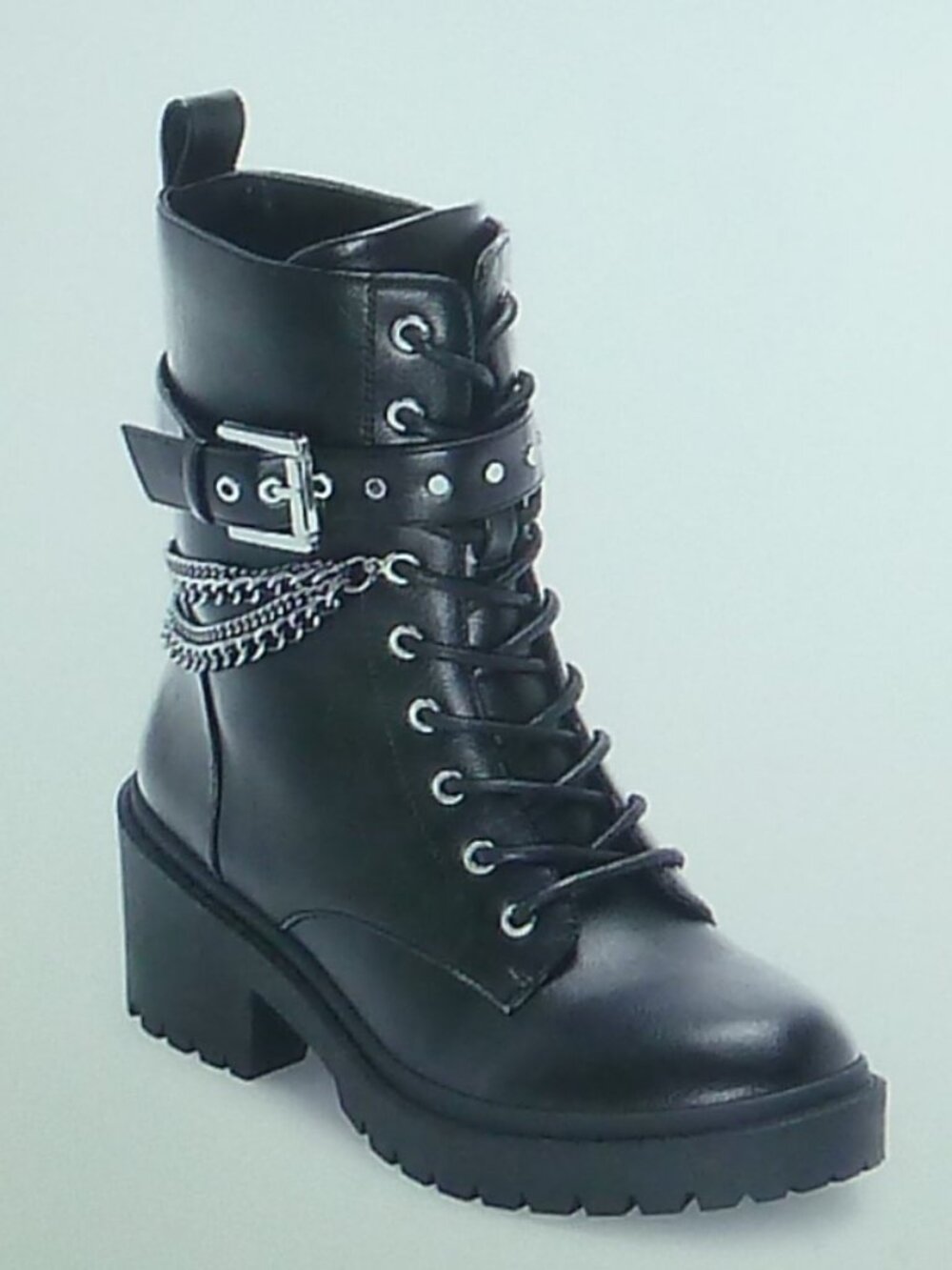 Pop Womens Aurorah Block Heel Booties